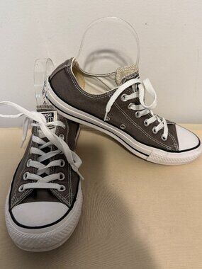 Converse All Star Gray & White Tennis Shoes Size 8